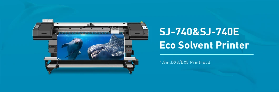 Factory Direct Sale 1.8m High-Speed Flex Banner Vinyl Roll Eco Solvent Printer Price
