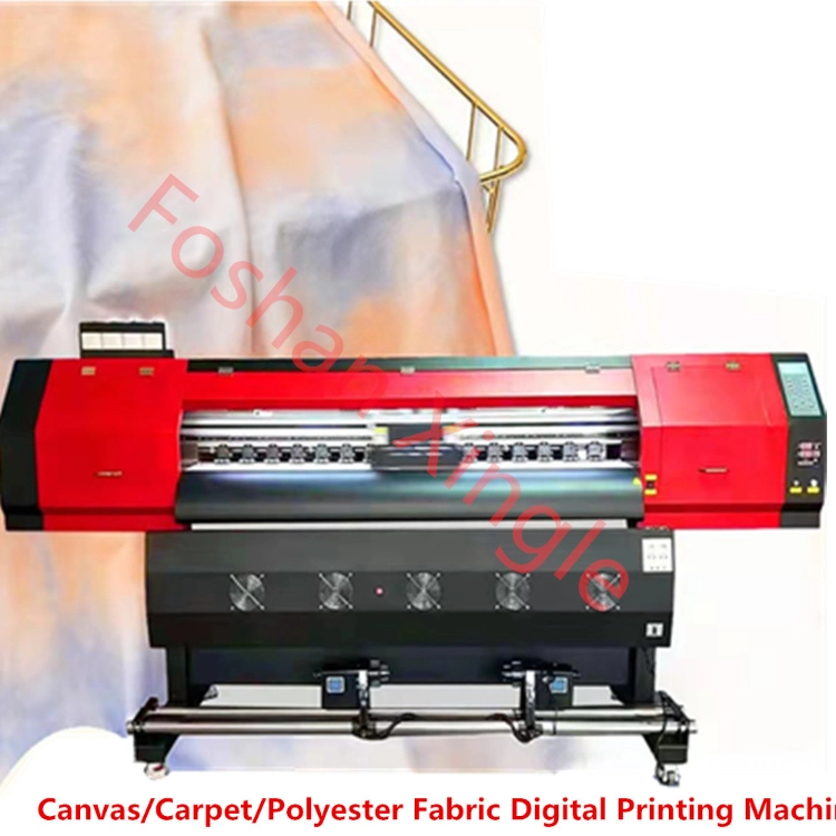 High Speed Canvas Leather Fabric Transfer Printer Inkjet Large Sublimation Flex T Shirt Digital Printing Machine Wide Format Printer