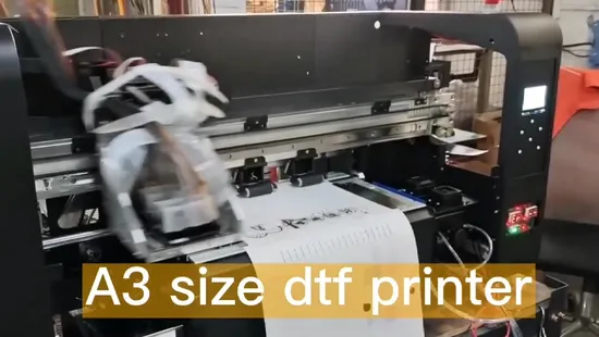 저렴한 가격 티셔츠 맞춤 라벨 4 프린트 헤드 흰색 잉크 순환 Dtf 인쇄