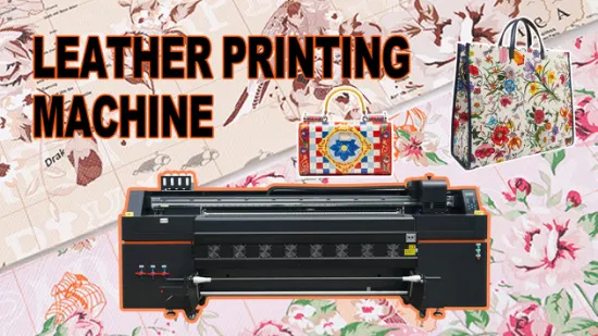 새로운 디지털 더블 Dx5 프린트 헤드 인쇄 기계 가짜 PU 가죽 프린터